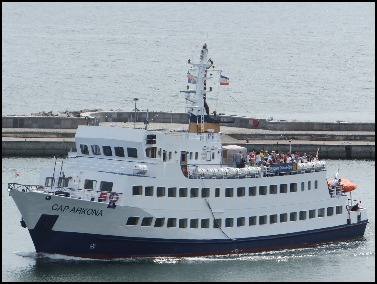  Cap Arkona  im Stadthafen Sassnitz am 09.06.2014