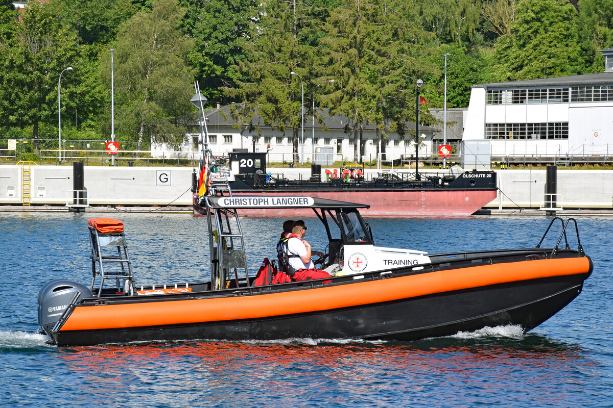 CHRISTOPH LANGNER, Trainingsboot der DGzRS, am 15.07.2023 im Hafen von Neustadt / Holstein