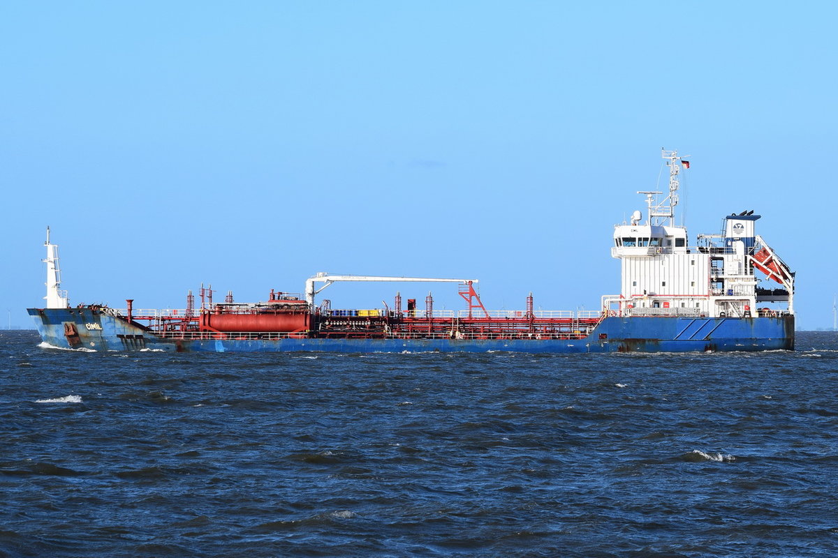Cimil , Tanker , IMO 9487378 , Baujahr 2010 , 99.84 , 12.05.2019 , Cuxhaven × 15.6m