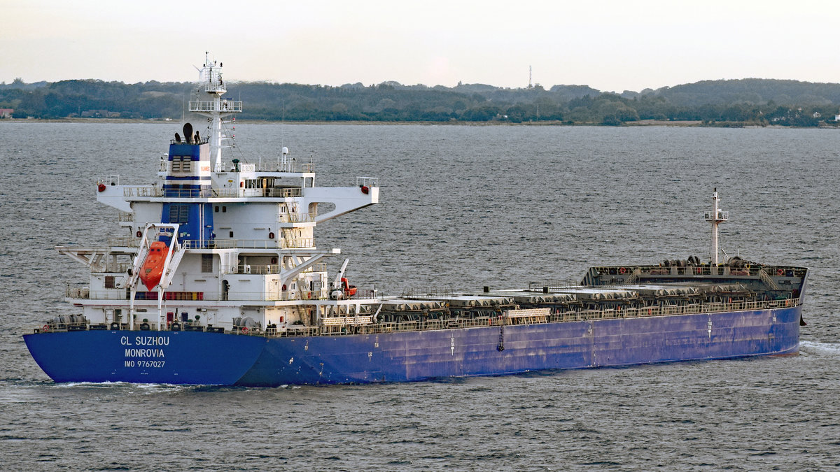 CL SUZHOU (IMO 9767027) am 23.08.2020 in der Ostsee