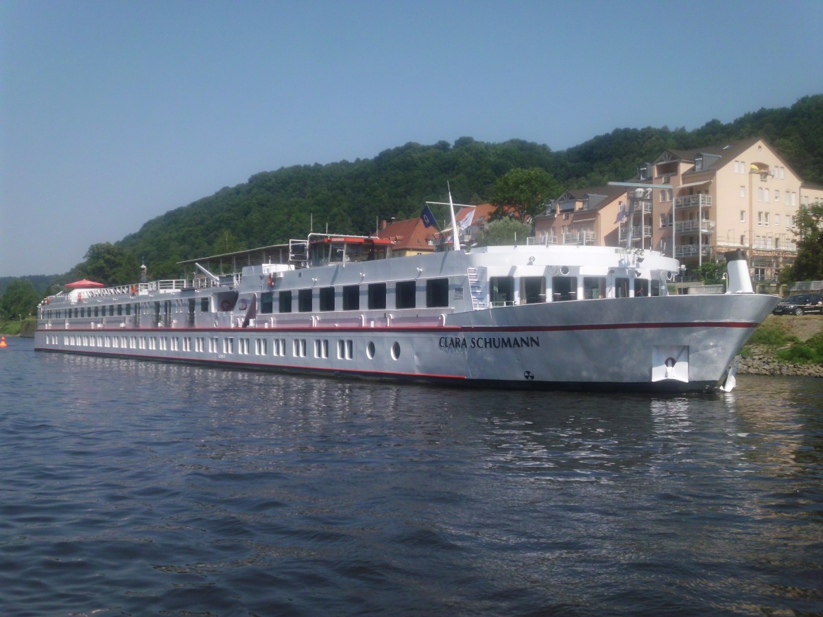 Clara Schumann am 27.07.2013 in Bad Schandau auf der Elbe.