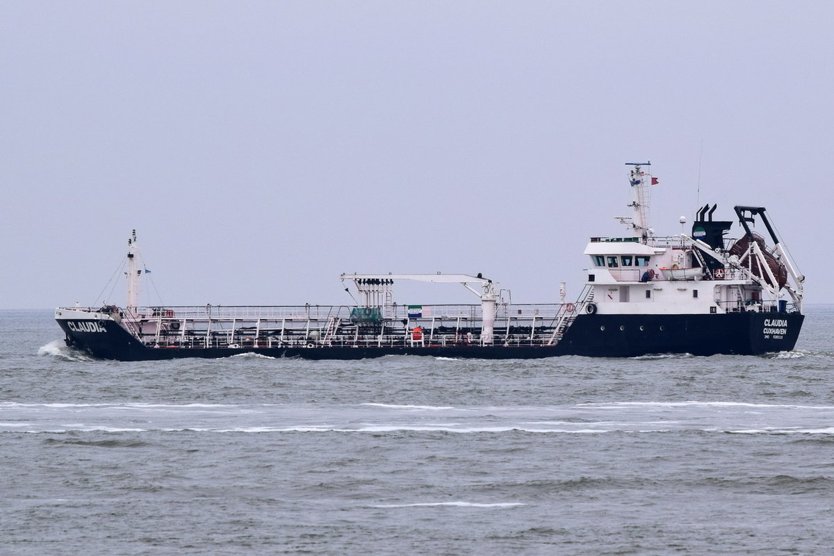 CLAUDIA , Tanker , IMO 9280110 , Baujahr 2003 , 68.64 × 10m , 29.03.2018  Cuxhaven Alte Liebe