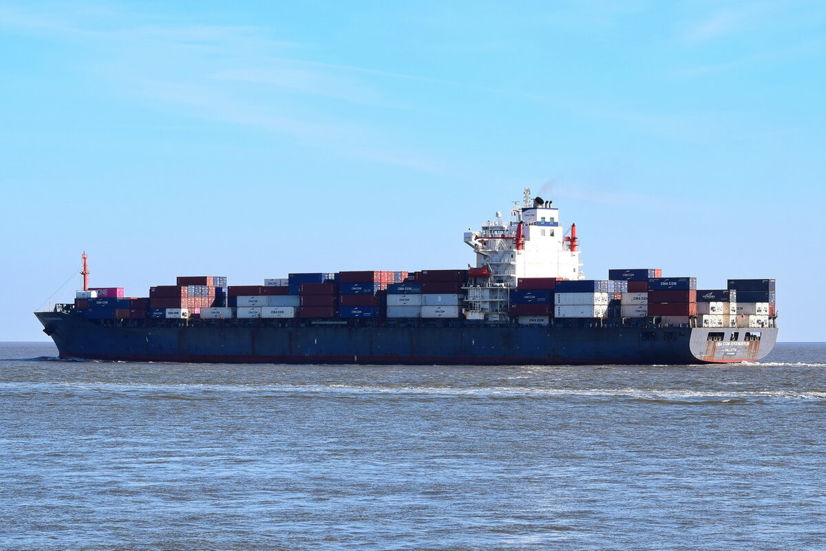 CMA CGM ISKENDERUN , Containerschiff , IMO 9321902 , Baujahr 2007 , 246.83 x 32.3 m , 3586 TEU , 21.04.2022 , Cuxhaven