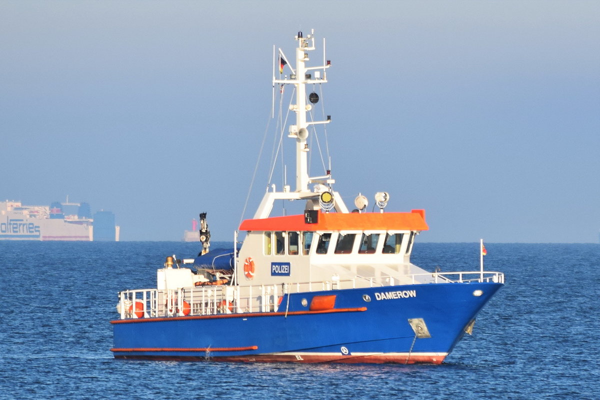 DAMERO , Polizeiboot , IMO 9355587 , Baujahr 2005 , 25.5 × 6.29m , 05.12.2019 , Ostsee Höhe Ahlbeck