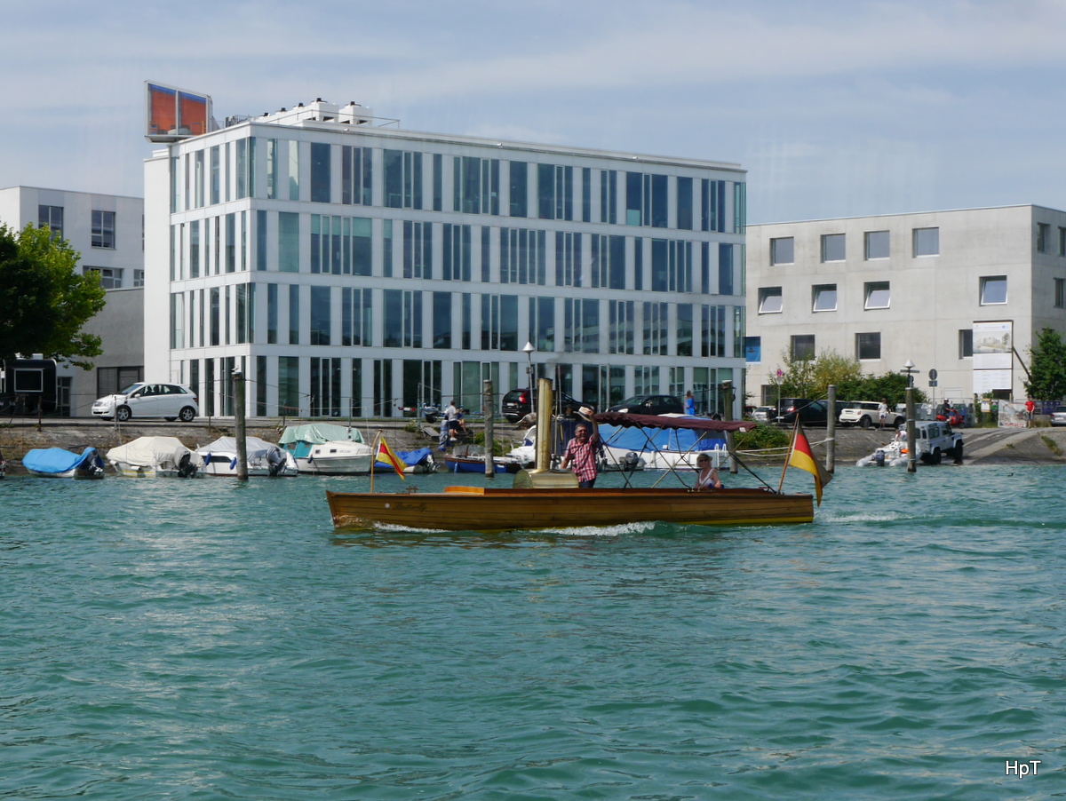 Dampfschiff Butterfly unterwegs auf dem Rhein in Konstanz am 12.07.2015