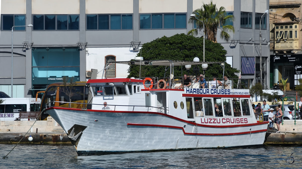 Das Ausflugsschiff  Antonia  im Oktober 2017 in Sliema. 