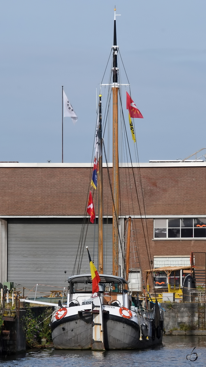 Das Passagierschiff  De Gerlache  Ende Juli 2018 in Antwerpen.