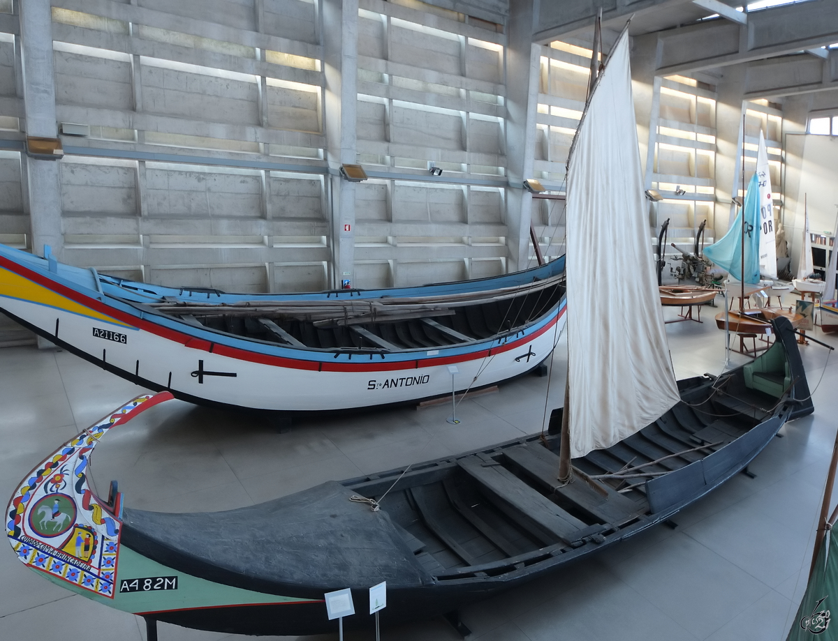 Das Segelboot A482M war Ende Januar 2017 im Museu De Marinha in Lissabon ausgestellt.
