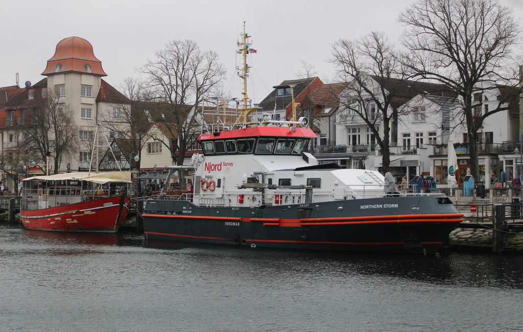 das Spezial Schiff Northern Storm(IMO:9180310) lag am 31.01.2026 in Warnemünde