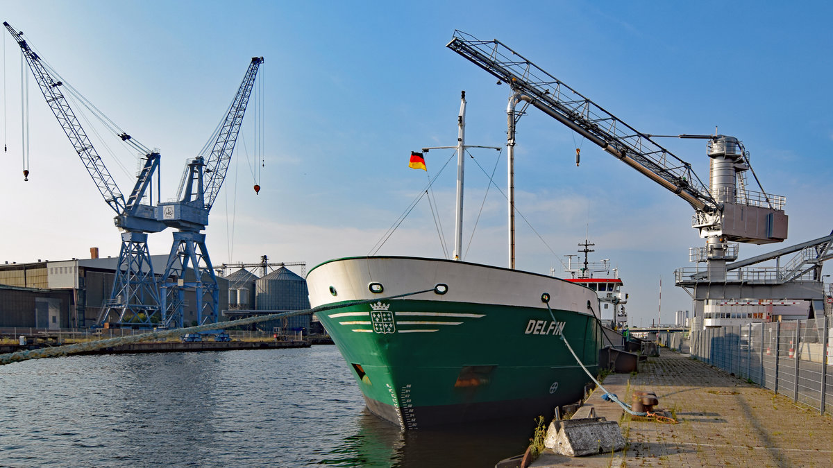 DELFIN (IMO 9173161) am 14.08.2020 im Hafen von Lübeck