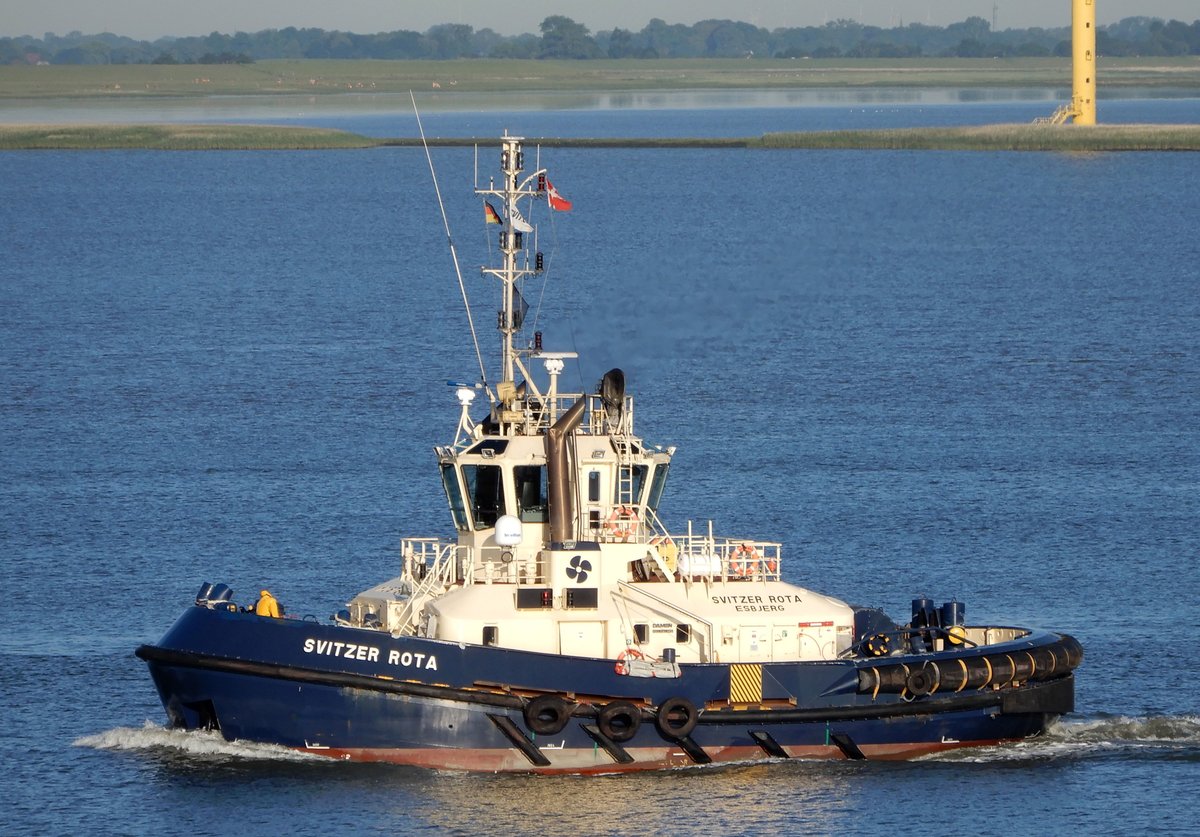 Der 24m lange Schlepper SVITZER ROTA am 22.06.19 in Bremerhaven