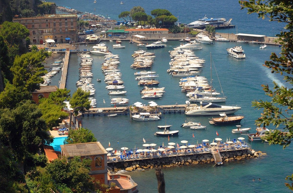 Der Hafen von Sorrento - Aufnahmedatum: 3. Juli 2011.