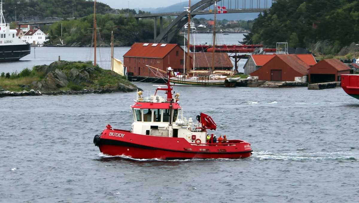 Der Schlepper Buddy am 21.05.2013 im Hafen von Stavanger.