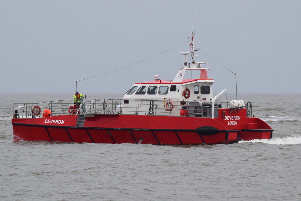 DEVERON , High Speed Craft , MMSI 235066258 , 20 × 7m , 19.12.2018 , Cuxhaven
