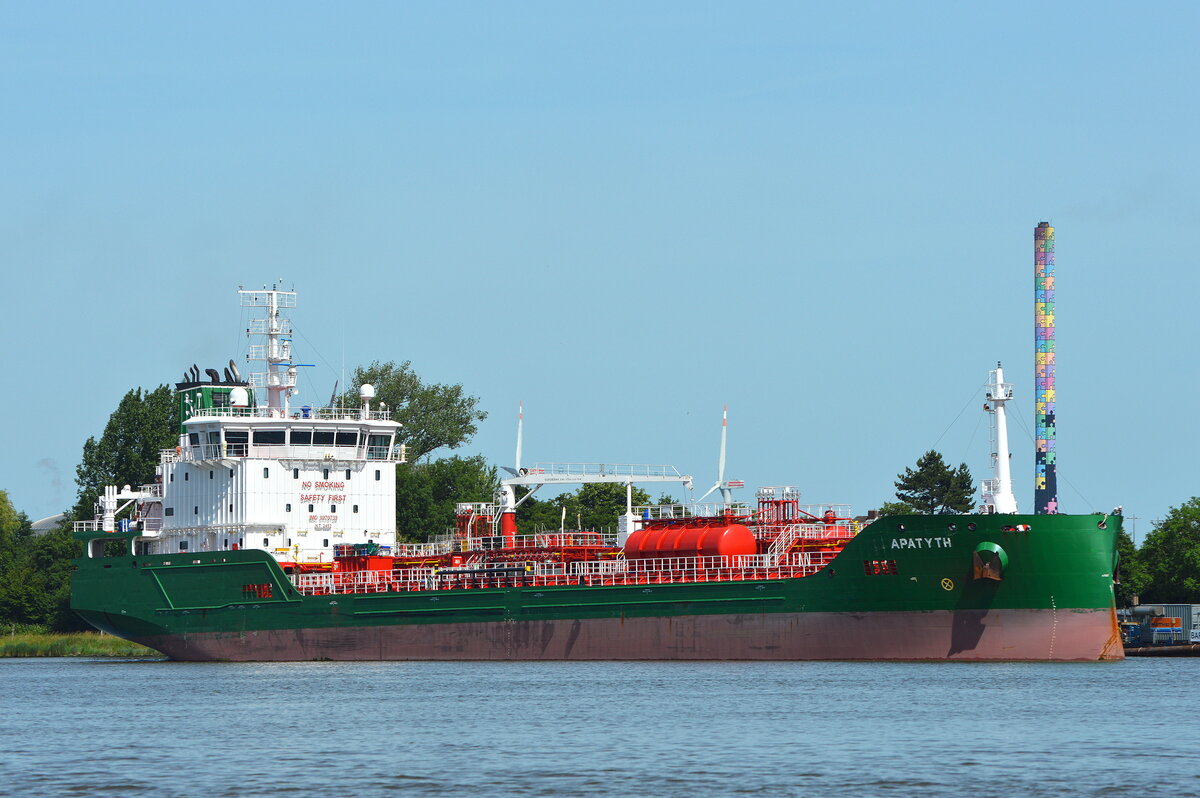 Dia APATYTH IMO-Nummer:9970739 Flagge:Zypern L�nge:118.0m Breite:17.0m Baujahr:2024 im Nord-Ostsee-Kanal bei Brunsb�ttel am 22.06.26