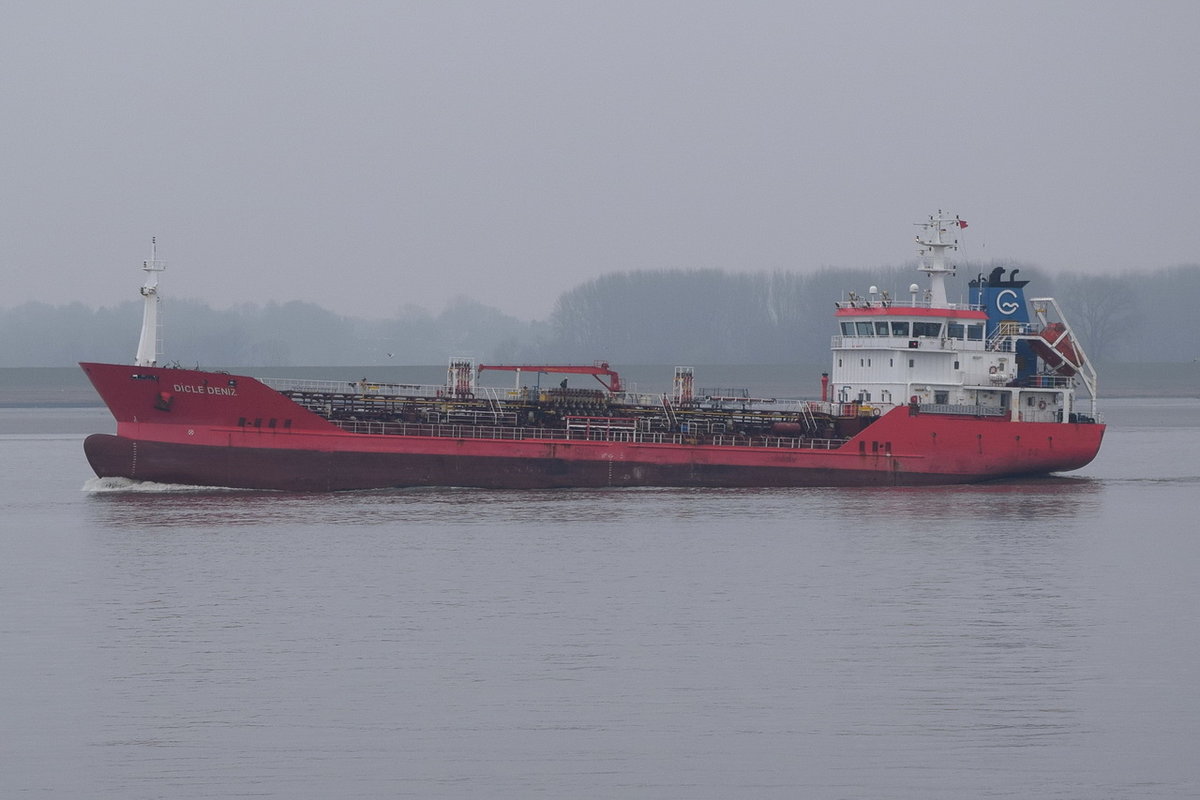 DICLE DENIZ , Tanker , IMO 9464273 , Baujahr 2009 , 88 x 14m , 19.03.2016