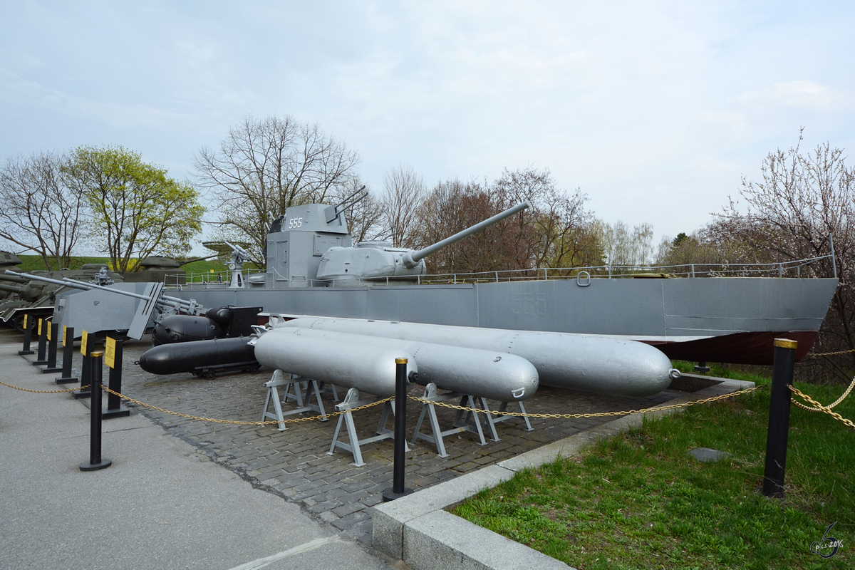 Die  555  im Nationalen Museum der Geschichte der Ukraine im Zweiten Weltkrieg (Kiev, April 2016)