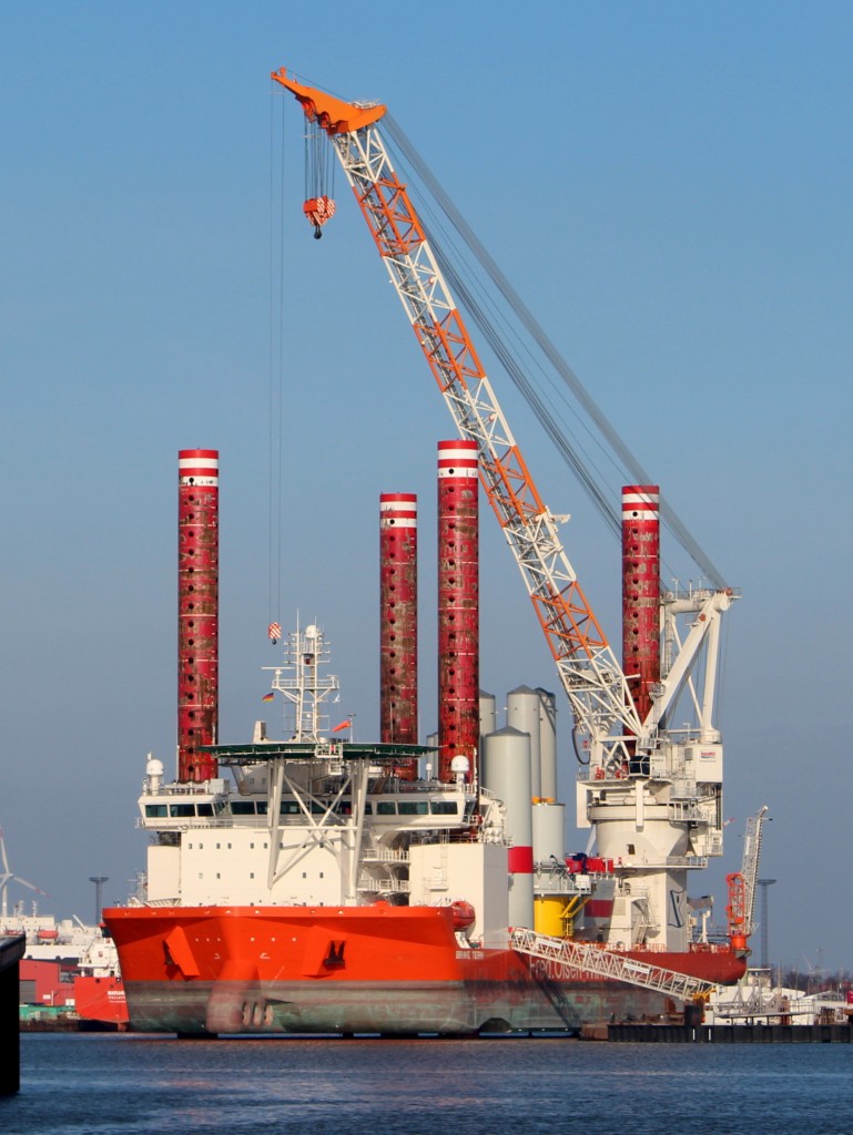 Die Brave Tern am 28.01.2014nim Hafen von Bremerhaven.