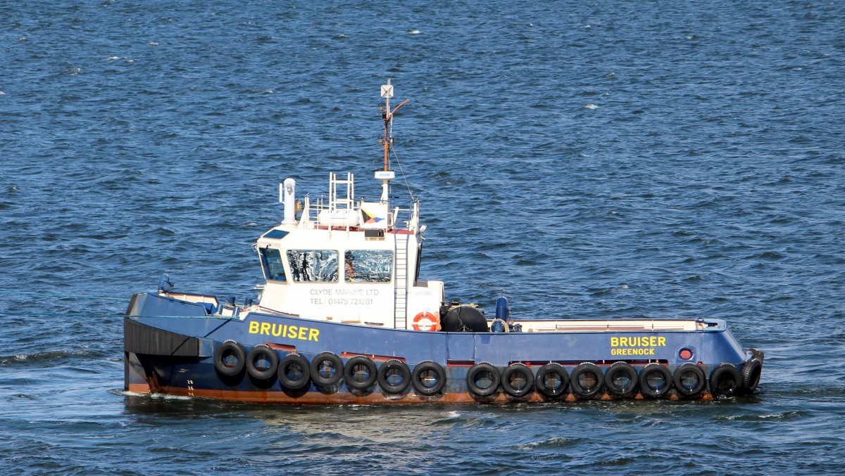 Die Bruiser am 15.05.2013 im Hafen von Greenock.