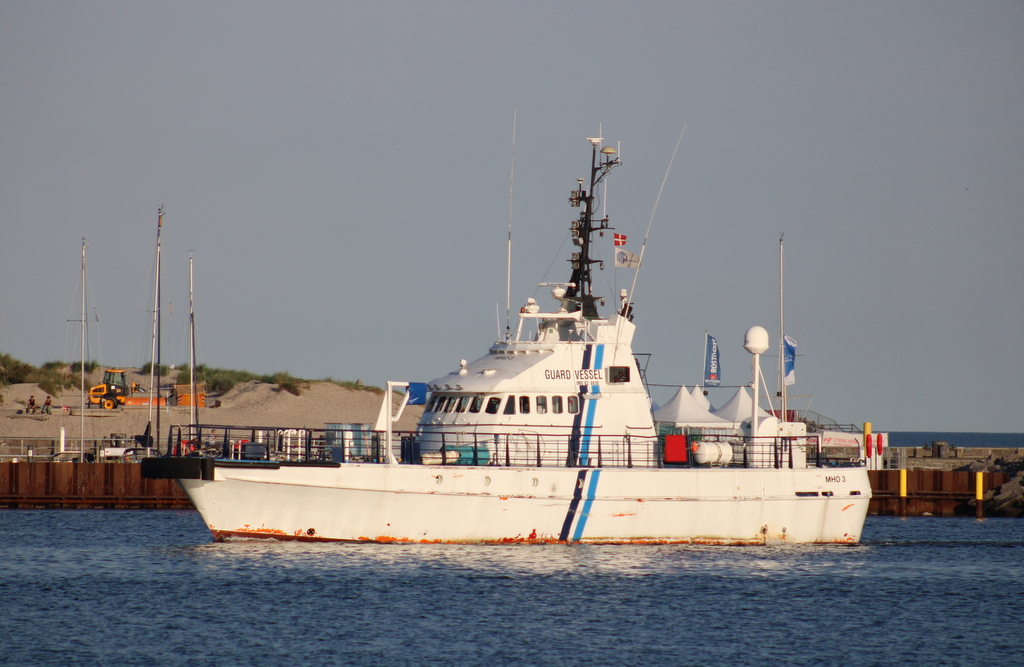 Die d�nische K�stenwache MHO 3(IMO:8228830)am 27.06.2026 in Wanem�nde