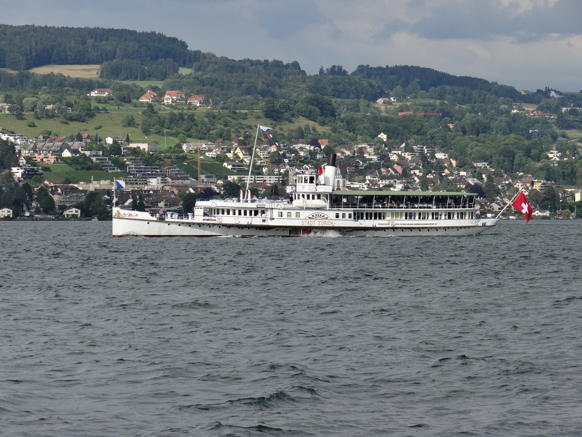 Die Dampfschiff  STADT ZURICH  - Horgen - 06-2015