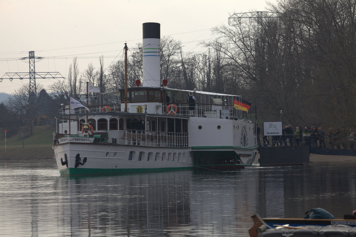 Die Dresden in Radebeul. 24.03.2018 15:42 Uhr.