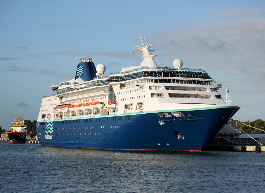 Die Empress lag am Morgen des 01.09.2013 im Hafen von Warnemnde bevor es am Abend weiter nach Stockholm ging