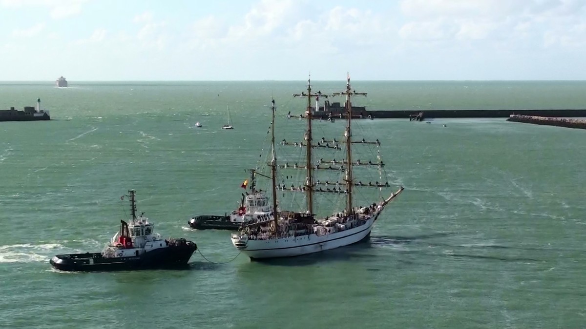 Die Guayas am 18.09.2012 im Hafen von Le Havre.