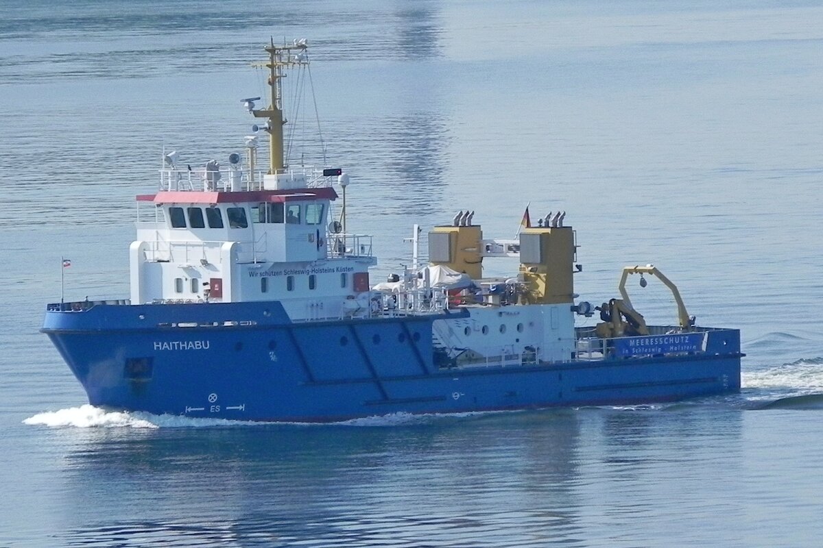 Die  HAITHABU , IMO 211651920, ist ein modernes Gewässerüberwachungsschiff des Landes Schleswig-Holstein. Als schwimmendes Labor liefert die „Haithabu“ wichtige Erkenntnisse über den biologischen und chemischen Zustand der Ostsee. Betrieben wird das Schiff vom Landesbetrieb für Küstenschutz, Nationalpark und Meeresschutz (LKN-SH). Ebenso wird sie eingesetzt zu Bekämpfung von Ölunfällen und zur Bergung von Munition in den deutschen Meeren.