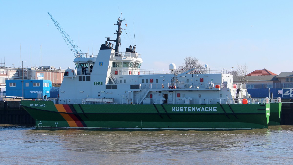 Die Helgoland am 04.03.2013 im Hafen von Cuxhaven.