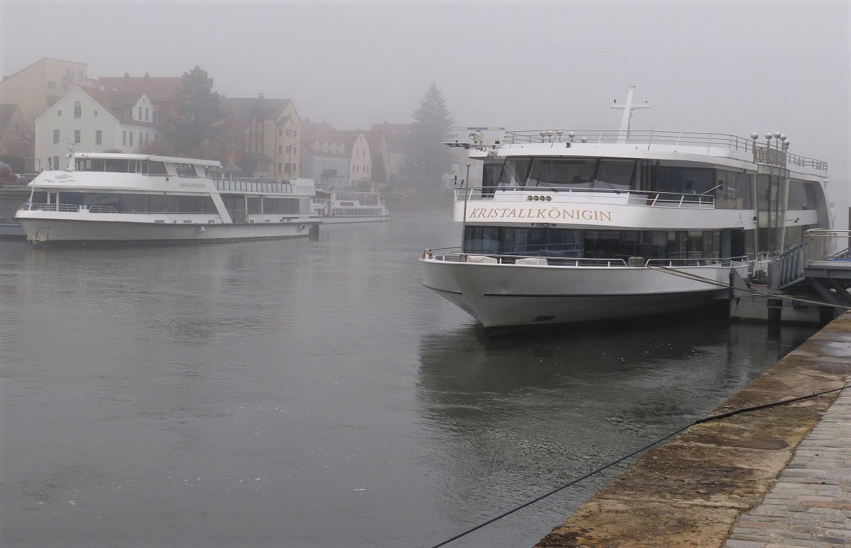  Die Kristallkönigin  und im Hintergrund die  Kristallprinzessin  am 12.01.2020 in Regensburg