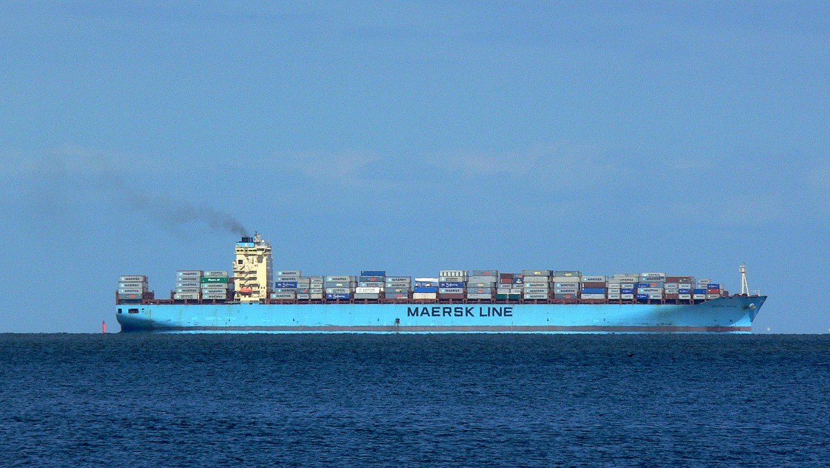 Die Maersk Seoul am 01.09.2012 auf der Weser.
