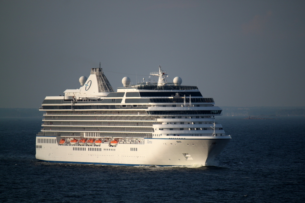 Die Marina  dem Weg vom Riga nach Southamption kurz nach dem auslaufen in Helsinki.11.09.2013