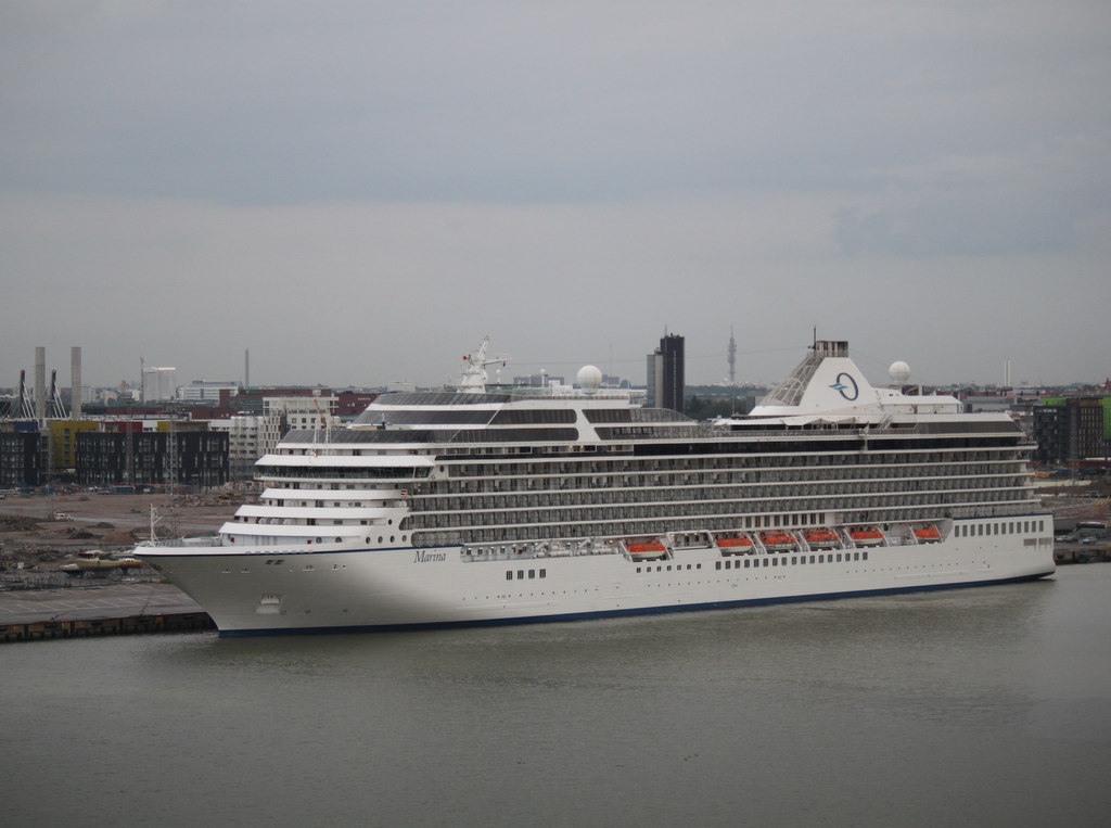 Die Marina machte am 11.09.2013 auf dem Weg vom Riga nach 	Southamption im Hafen von Helsinki Pause.