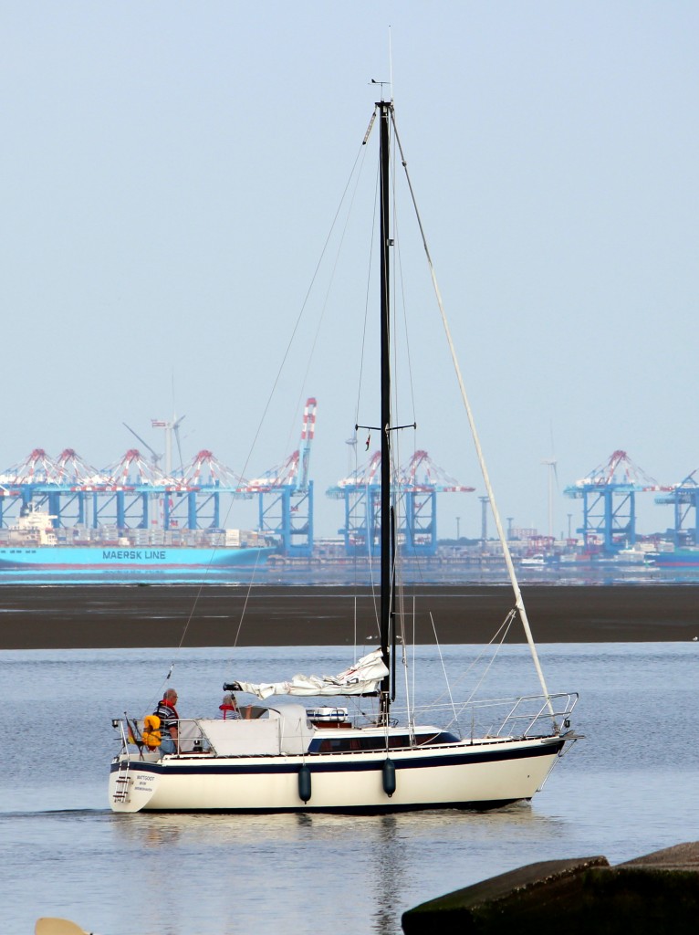 Die Mattgoot am 02.07.2013 vor Fedderwardersiel.