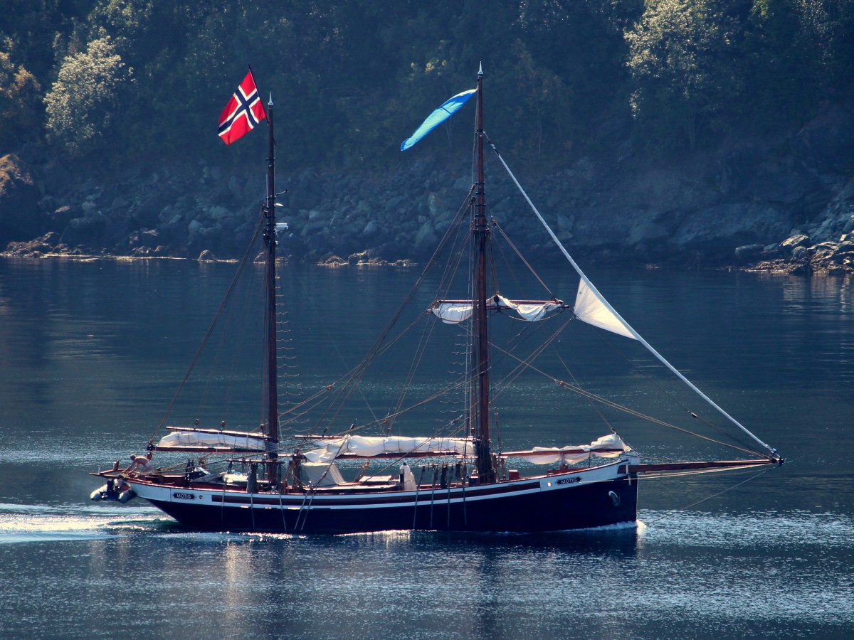 Die Motig am 24.07.2014 vor Trondheim.
