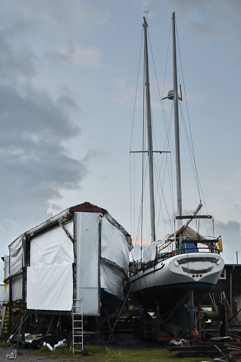 Die Museumswerft in Greifswald im August 2021.