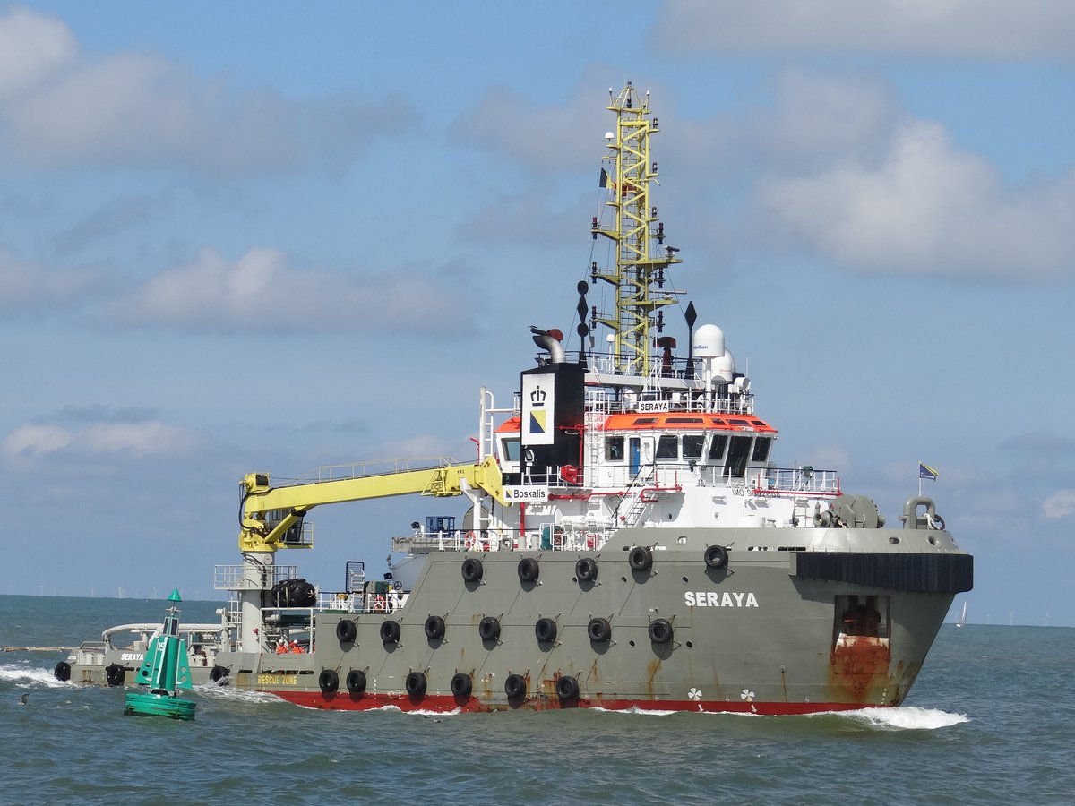 Die Offshore-Tug  SERAYA  (Boskalis), Oostende, 29-08-2019
