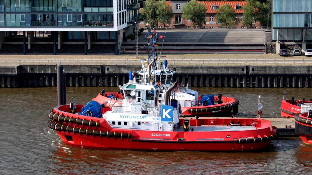 Die SD Dolphin am 17.07.2014 im Hafen von Hamburg.