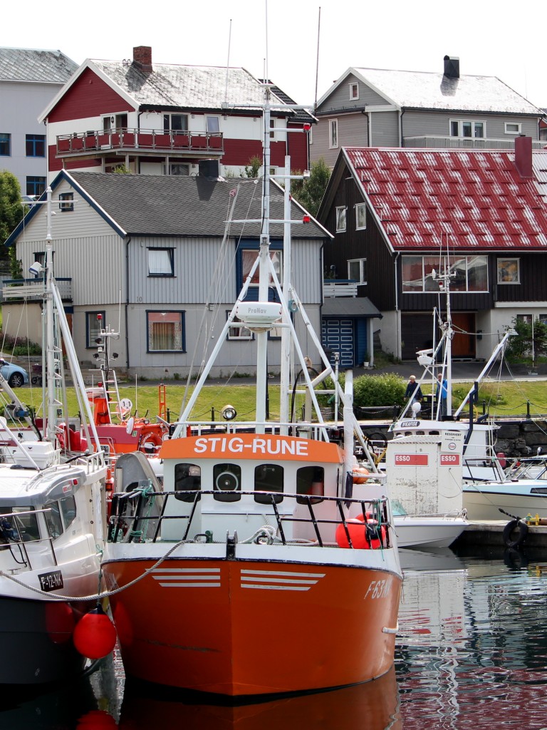 Die Stig-Rune am 21.07.2014 im Hafen von Honningsvag.