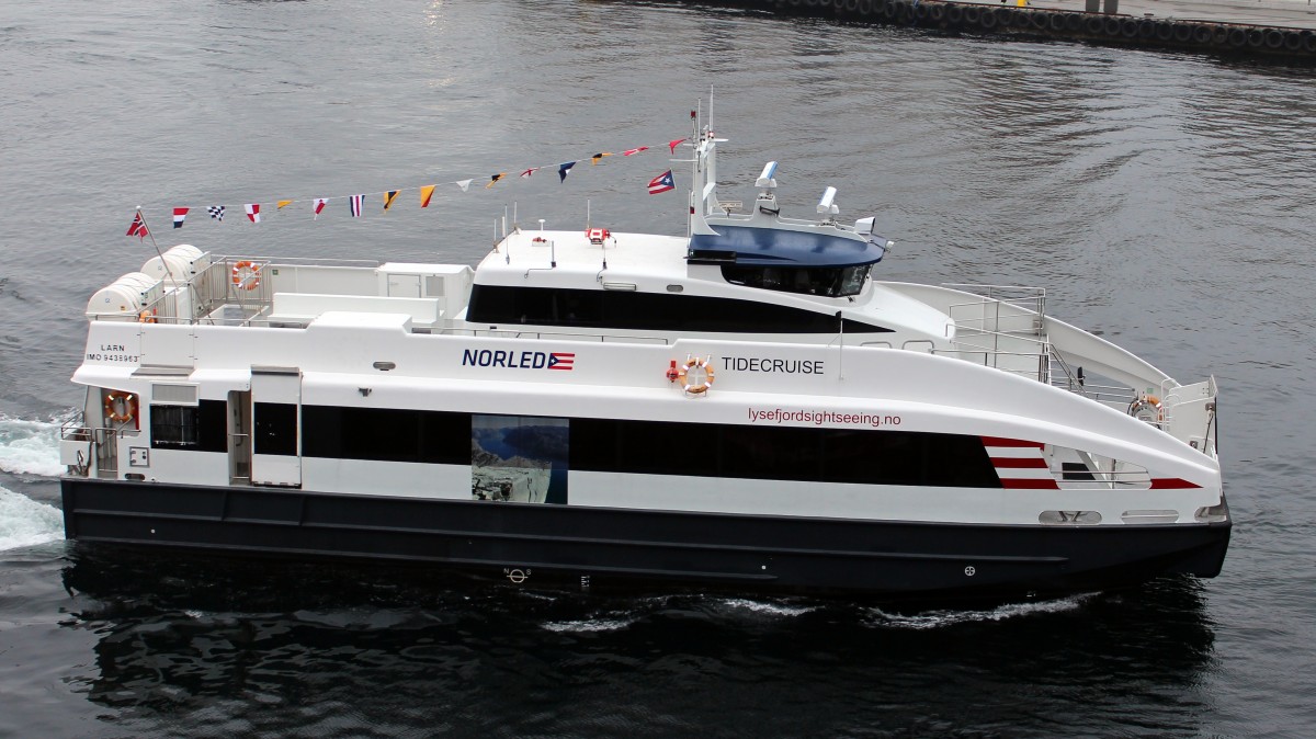 Die Tidecruise am 21.05.2013 im Hafen von Stavanger.