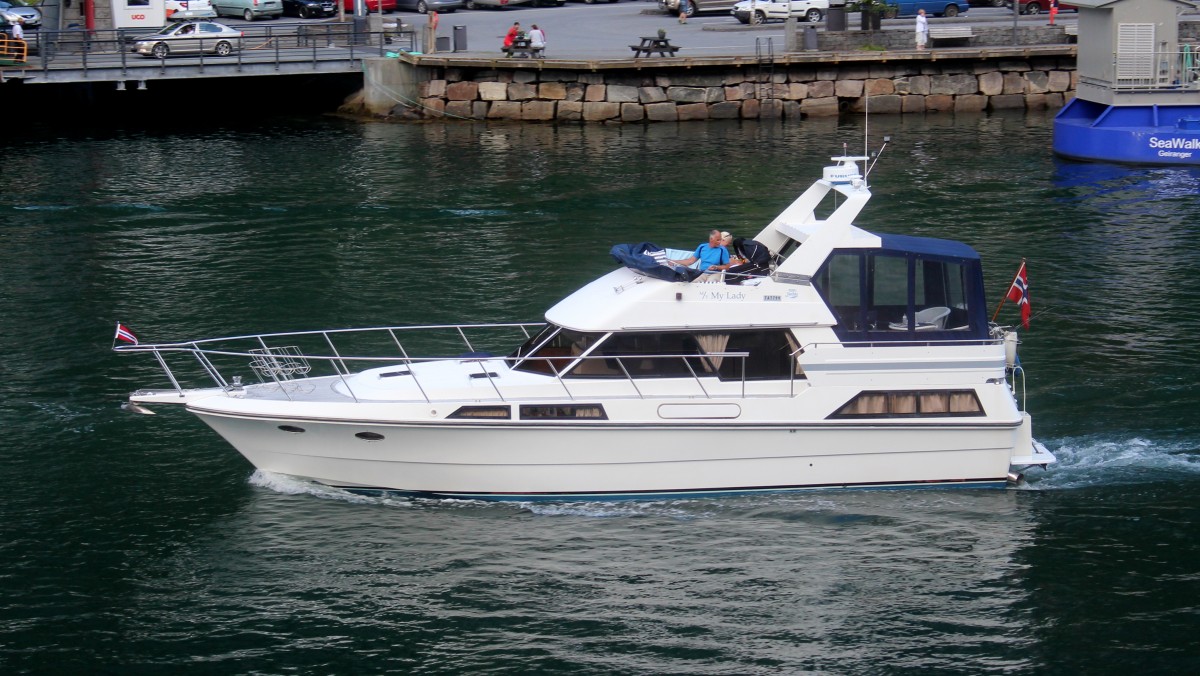 Die Yacht My Lady am 19.07.2014 im Geirangerfjord