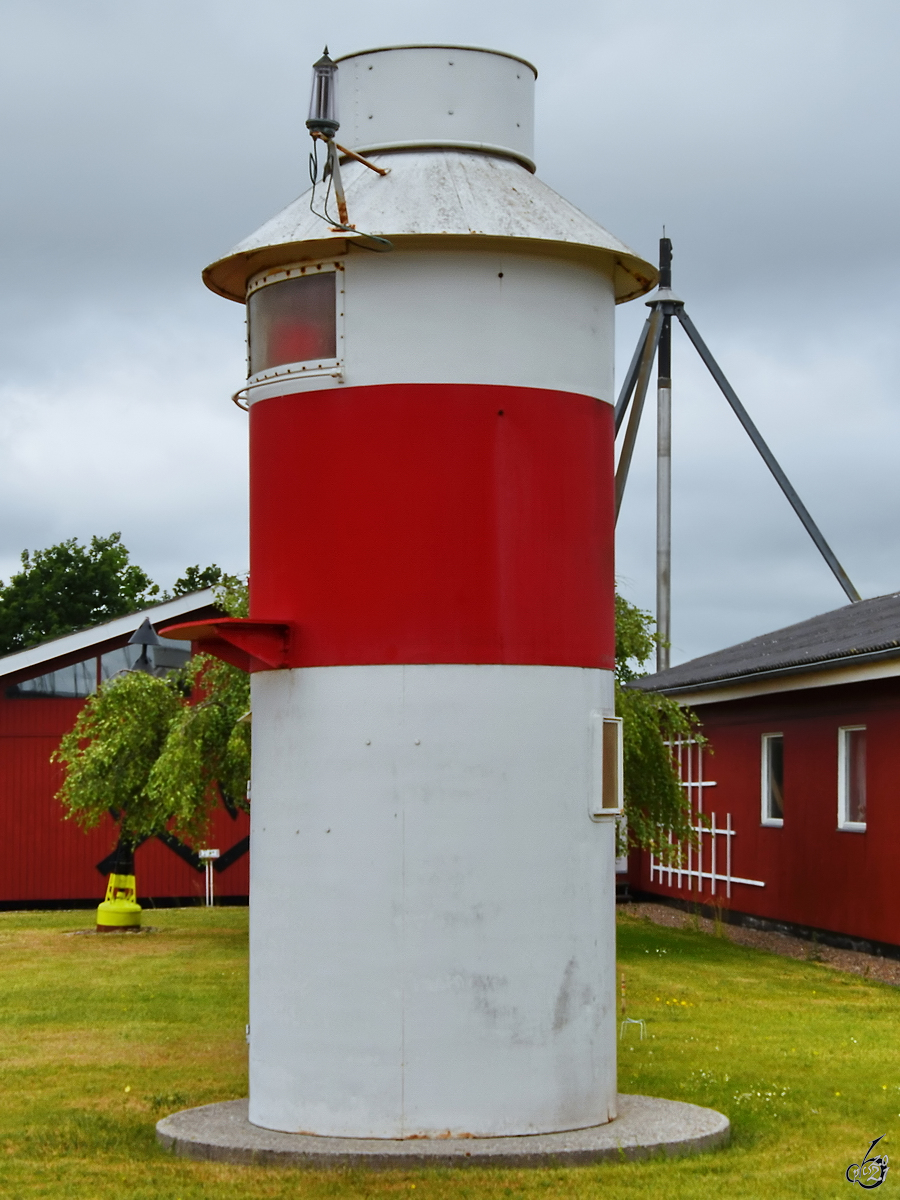 Dieses Leuchtfeuer war Mitte Juni 2018 im Marinemuseum Aalborg zu sehen.