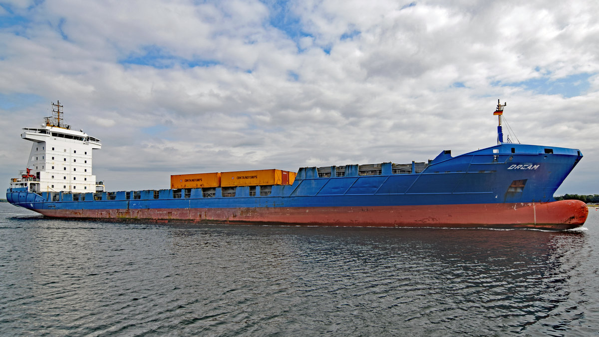 DREAM (IMO: 9322578) am 28.8.2018 in der Ostsee vor Lübeck-Travemünde