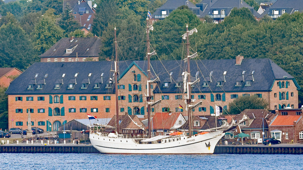 Dreimaster ARTEMIS (IMO 5209699) am 23.08.2020 in der Kieler Förde