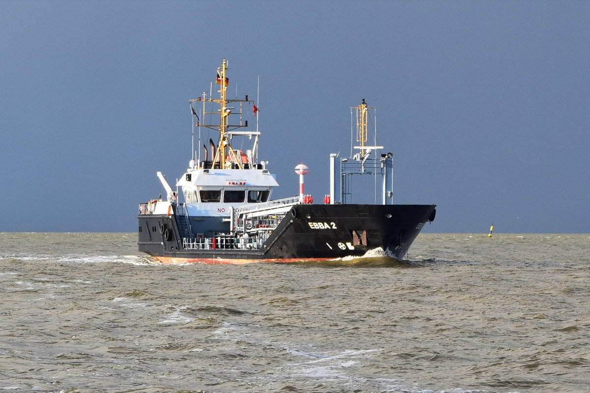 EBBA 2 , Tankschiff , IMO  9588914 , Baujahr 2011 , 51.97 × 10.4m , 28.10.2019 , Bremerhaven