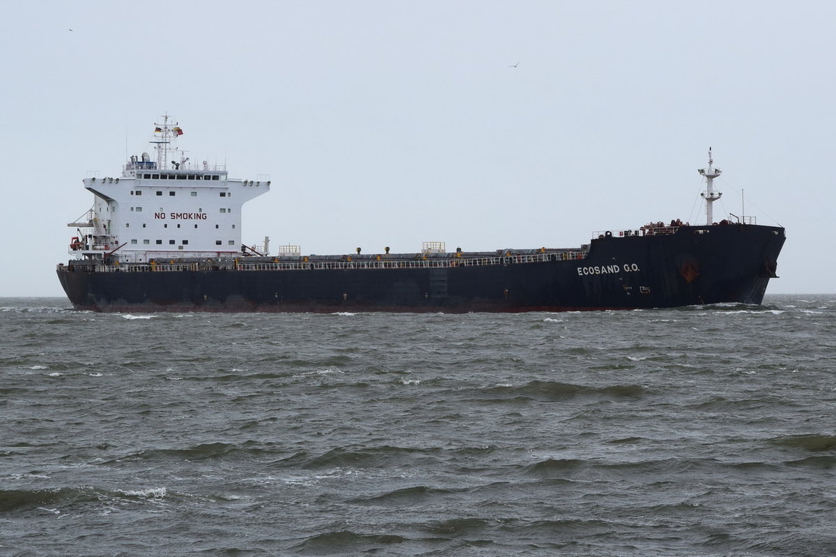 ECOSAND G. O. , Bulk Carrier , IMO 9357755 , Baujahr 2008 , 225 × 32.26m , 05.04.2018  Alte Liebe Cuxhaven