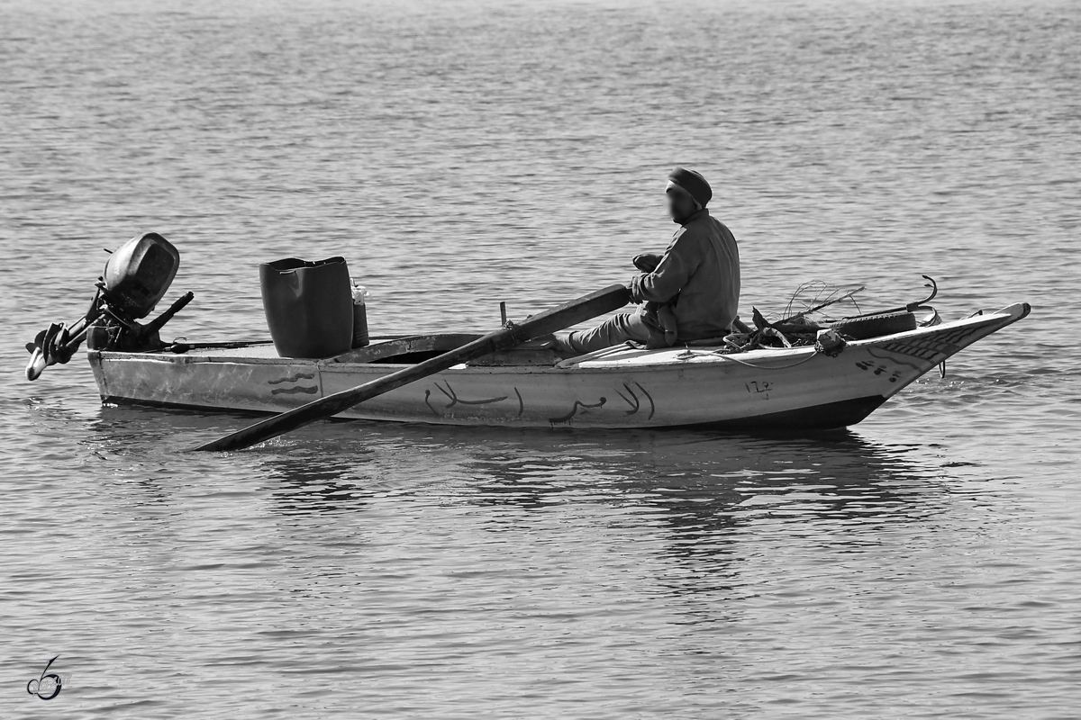 Ein Fischerboot im Dezember 2018 auf dem Nil in Kairo.