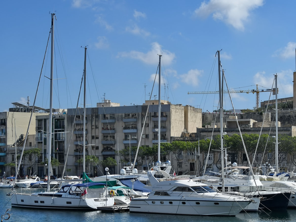 Ein paar Yachten auf Malta. (Oktober 2017)