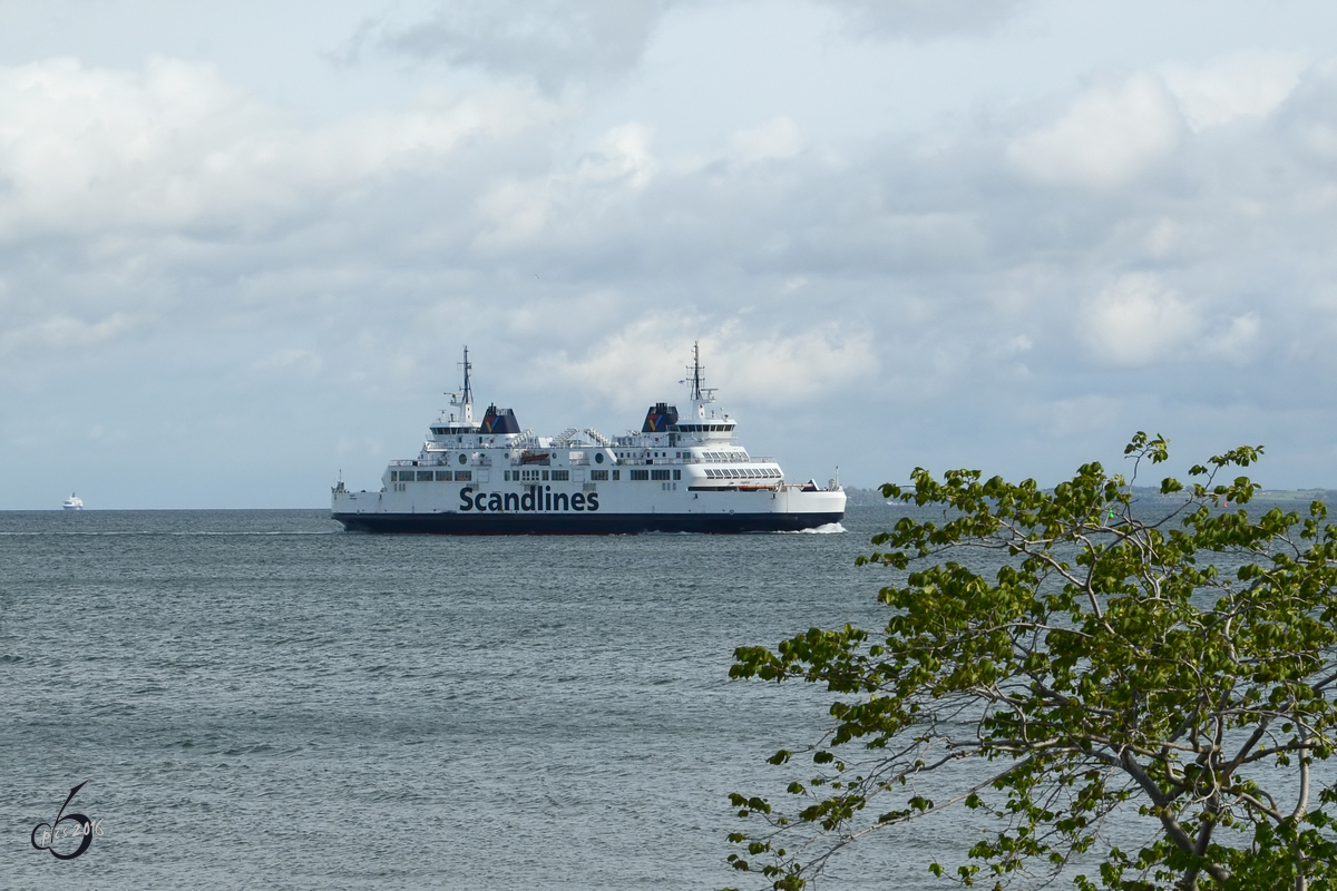 Eine Fähre der Scandlines in Helsingør (Mai 2012)